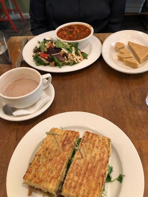 Lunch  at Peacefood Cafe - Uptown in New York City