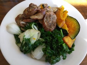 Plato de verduras at Peacefood Cafe - Uptown in New York City