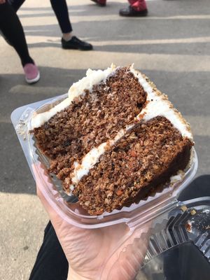 Carrot cake! at Peacefood Cafe - Uptown in New York City