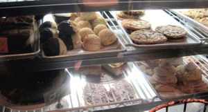 Dessert case at Peacefood Cafe - Uptown in New York City