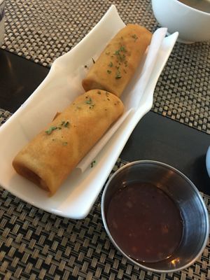Veggie spring rolls at LAON Asian Cuisine in University Place