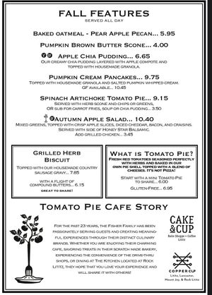   at Tomato Pie Cafe in Harrisburg