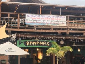 Happy hour!  at Bananas in Vieques