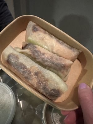 Duck roll  at Vina Vegan in Newtown