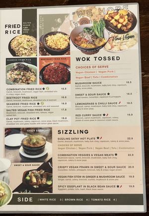   at Vina Vegan in Newtown