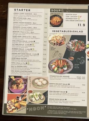   at Vina Vegan in Newtown