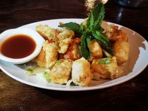 Salt n Pepper Tofu at Vina Vegan in Newtown