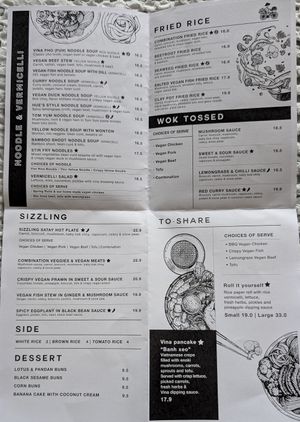  at Vina Vegan in Newtown