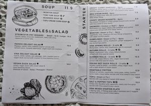  at Vina Vegan in Newtown