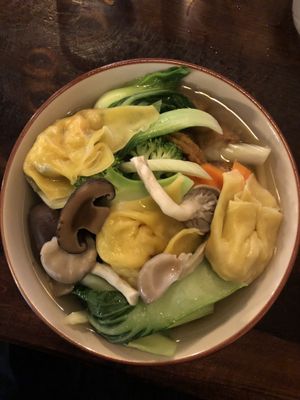 Dumpling pho at Vina Vegan in Newtown