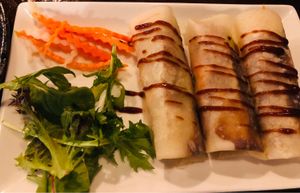 Not duck pancakes  at Vina Vegan in Newtown