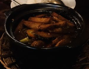 Lemongrass fish stew at Vina Vegan in Newtown