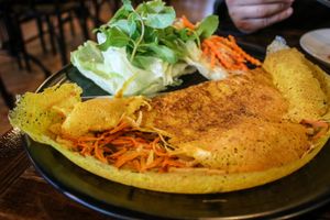 vietnamese pancake at Vina Vegan in Newtown