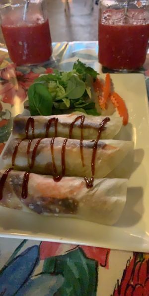 Peaking Not Duck Roll at Vina Vegan in Newtown