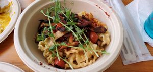 Pasta carbonera 😋 at Passiflora in Rincon