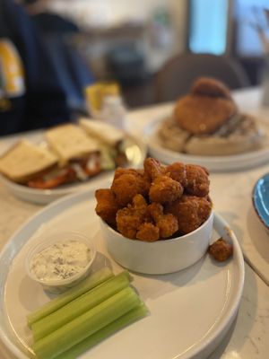 Buffalo cauliflower  at Mid Kitchen in Evanston