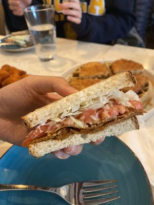 BLT cross section  at Mid Kitchen in Evanston
