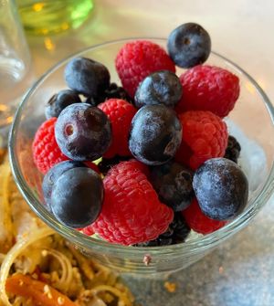 Fruit cup  at Mid Kitchen in Evanston