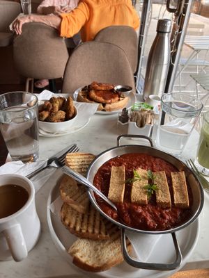 Tofu shakshuka   at Mid Kitchen in Evanston
