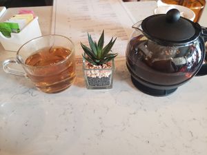 Earl Gray tea at Mid Kitchen in Evanston