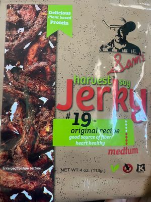 Sam’s Harvest Soy Jerky at Cindysnacks in Centerport