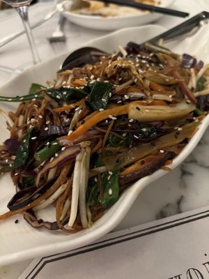 Vegetarian noodles  at Chopsuey Cafe - Dempsey Rd in Central Singapore