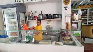 kitchen  at Girasoles Restaurante Vegetariano in Cartagena