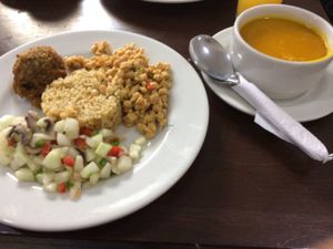 vegan at Girasoles Restaurante Vegetariano in Cartagena