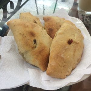 empanadas veganas  at Girasoles Restaurante Vegetariano in Cartagena