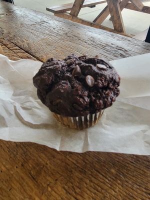Chocolate banana muffin   at Troy's Fresh Kitchen & Juice Bar in Londonderry