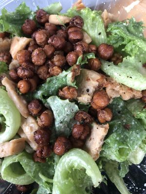 “Chicken” Cesar salad (spring special)   at Troy's Fresh Kitchen & Juice Bar in Londonderry
