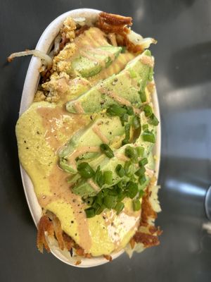 The Bennediction bowl. Amazing!!  at Troy's Fresh Kitchen & Juice Bar in Londonderry