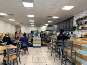 Cozy atmosphere! at Troy's Fresh Kitchen & Juice Bar in Londonderry