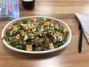 Thai dye bowl (vegan) at Troy's Fresh Kitchen & Juice Bar in Londonderry