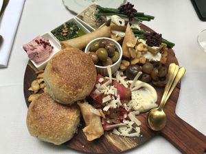 Antipasti platter at Konijnenvoer in Arnhem