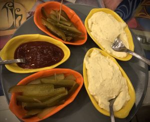 Appetizers  at Bayt Sara in Amman