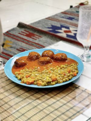 “Meat” balls  at Bayt Sara in Amman