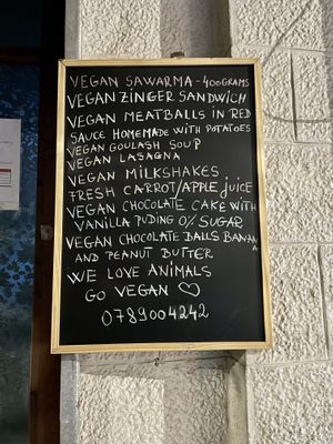 Sign  at Bayt Sara in Amman