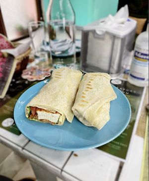 Tofu Zinger  at Bayt Sara in Amman