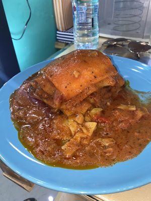 Vegan lasagna! So many fresh veggies and the flavour of the sauce and lasagna in general was so good!  at Bayt Sara in Amman