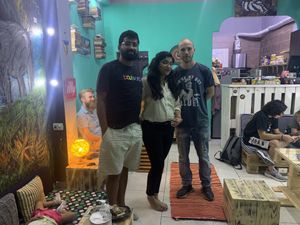 One with the host sameer 😊  at Bayt Sara in Amman