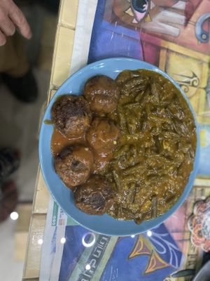 My favourite dish, Rumanian meat balls   at Bayt Sara in Amman