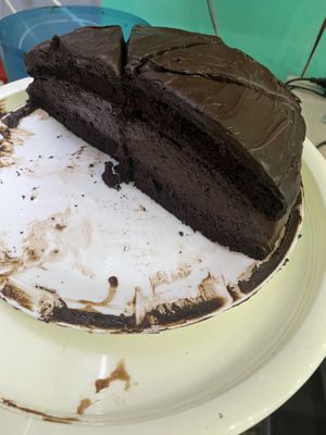Chocolate fudge cake - no sugar   at Bayt Sara in Amman
