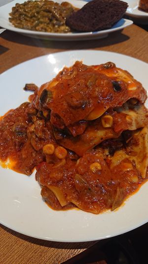 Lasagna at Bayt Sara in Amman