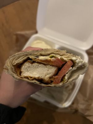 Tofu Wrap   at Bayt Sara in Amman