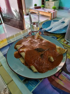 Crepes at Bayt Sara in Amman