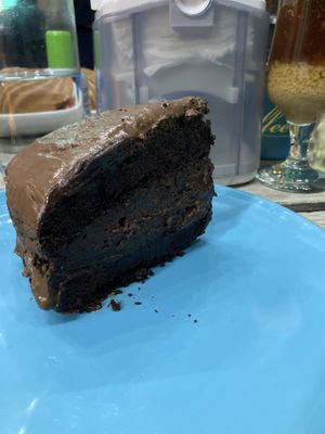 chocolate cake   at Bayt Sara in Amman