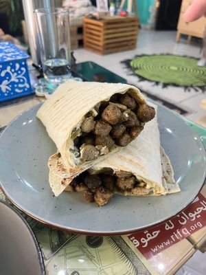 Vegan shwarma  at Bayt Sara in Amman