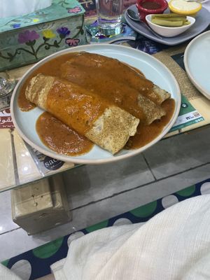 Crepes at Bayt Sara in Amman