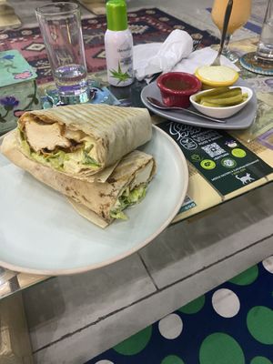 Crispy tofu at Bayt Sara in Amman